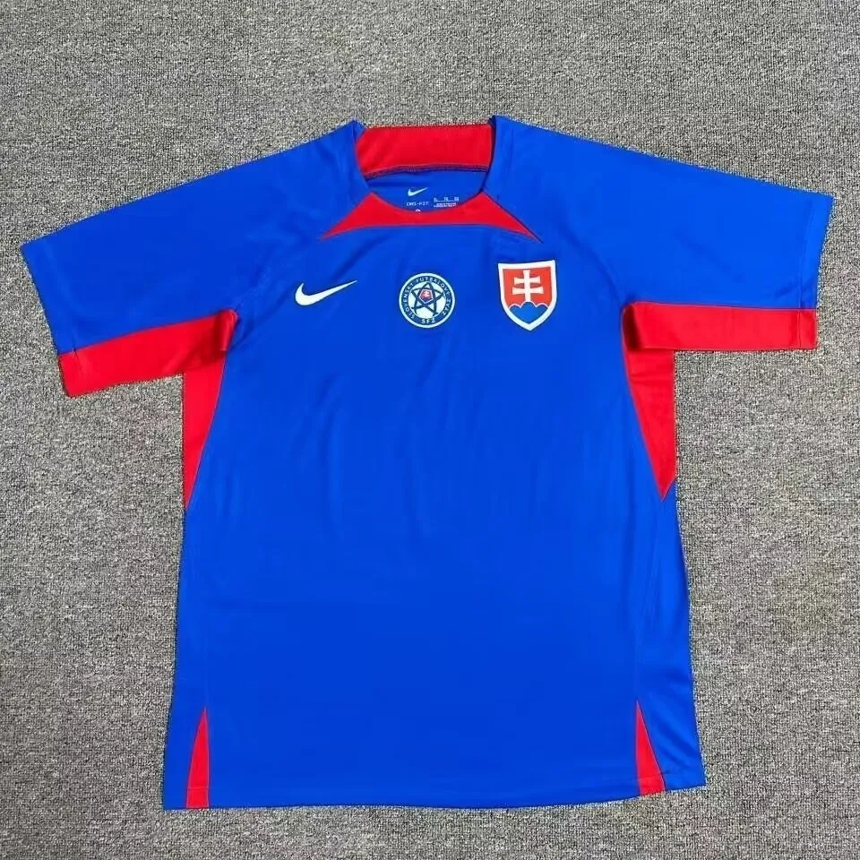 2024 Slovakia Home Kit UEFA Euro Shirt Football AAAAJersey Supplier 6
