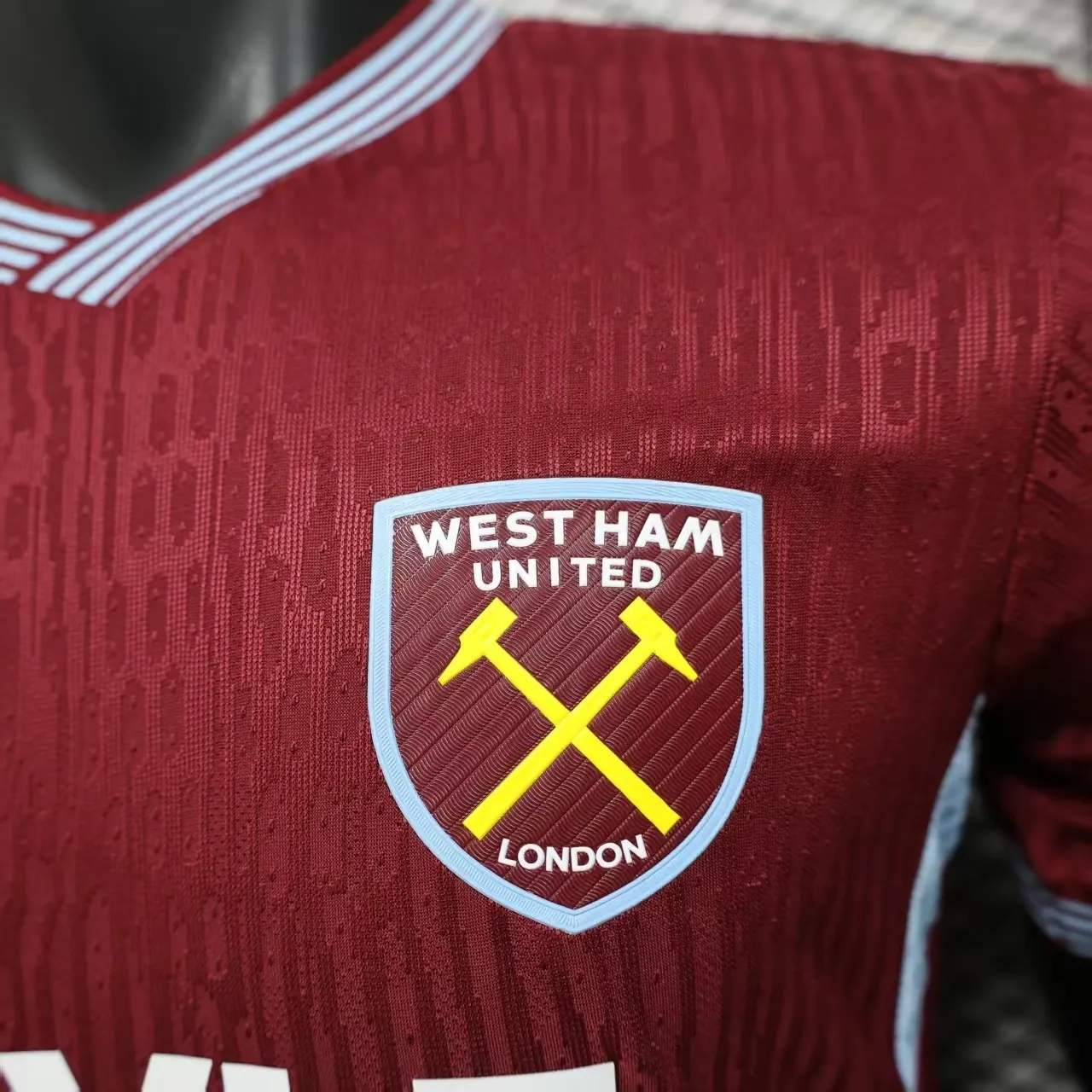 25-26 West Ham Home Kit Player Version Football Summer Shirt Soccer AAAAJersey Supplier Yupoo 1