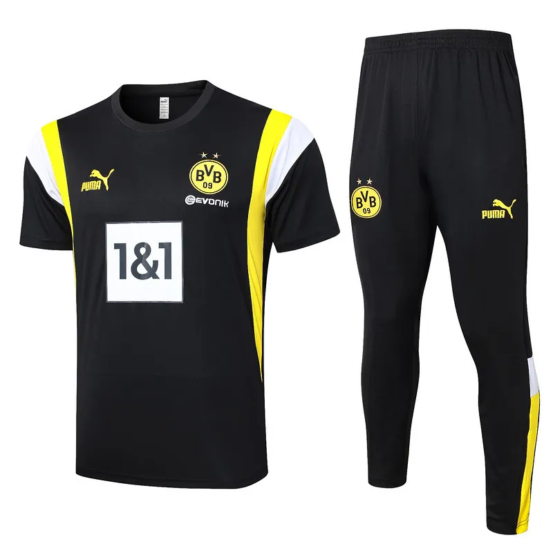23-24 Dortmund Short Sleeve Training Suit Yupoo 3