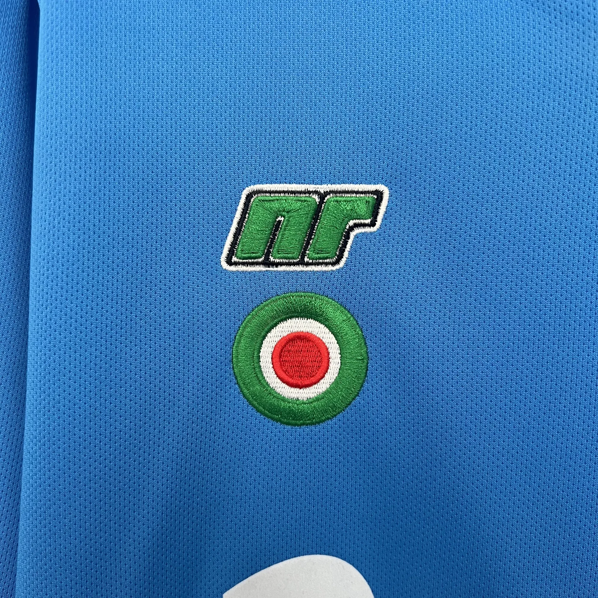 87-88 Napoli Home Retro Kit Vintage Long Sleeve Shirt AAAAJersey Dropship Yupoo 2