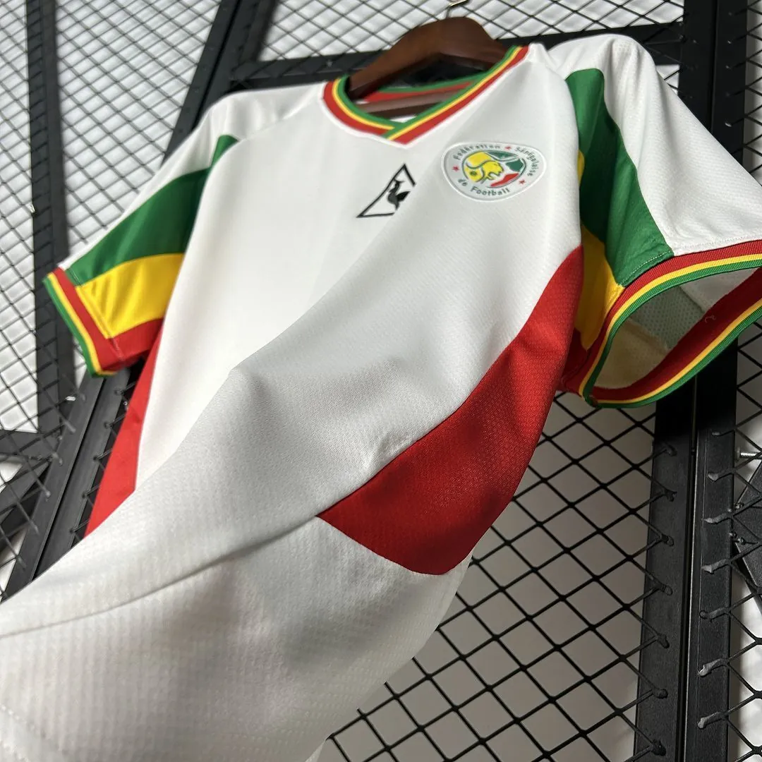 2002 Senegal Home Retro Kit Vintage Shirt AAAAJersey Wholesale Yupoo 5