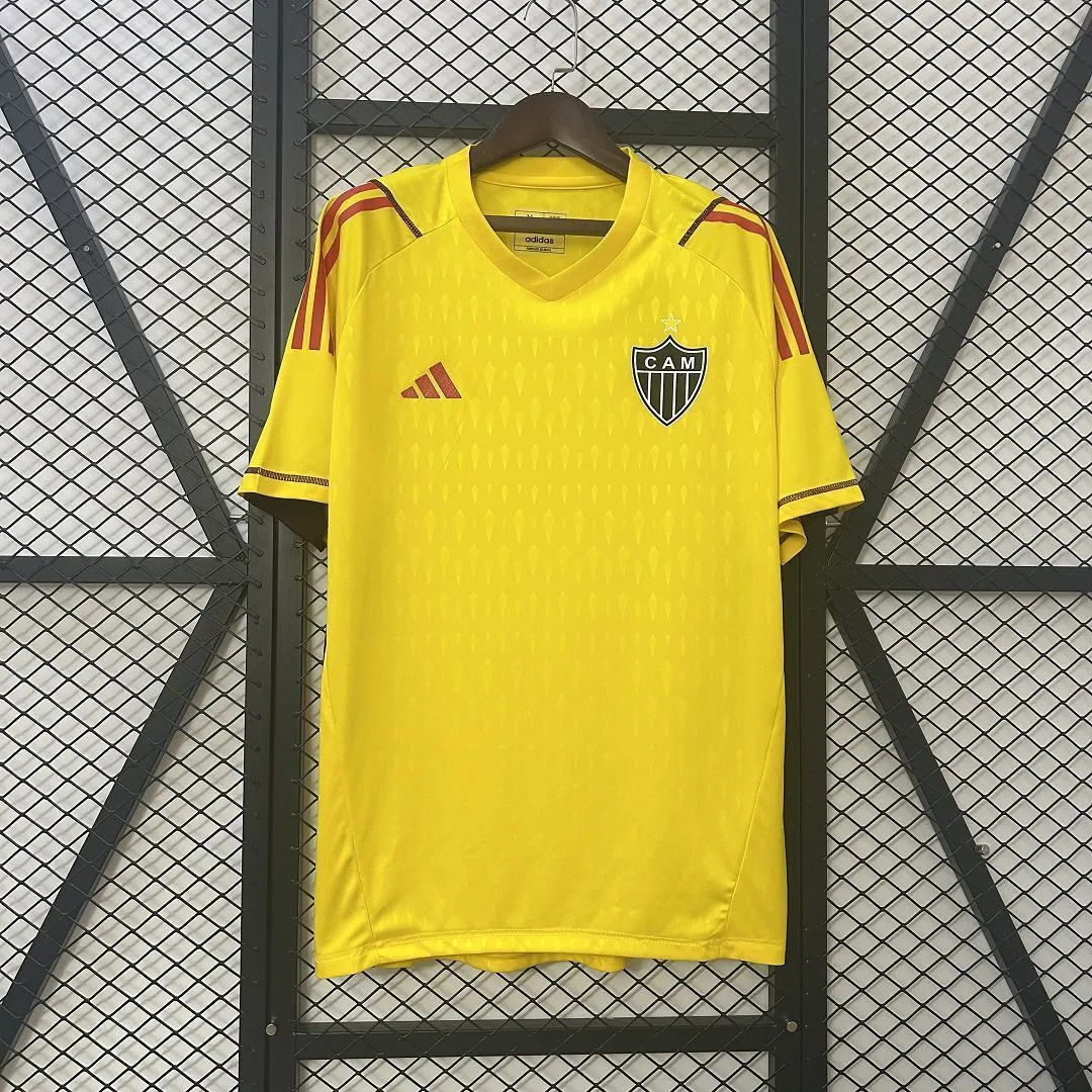24-25 Atlético Mineiro Goalkeeper Yellow Kit Soccer T-Shirt AAAAJersey Dropship Yupoo 7