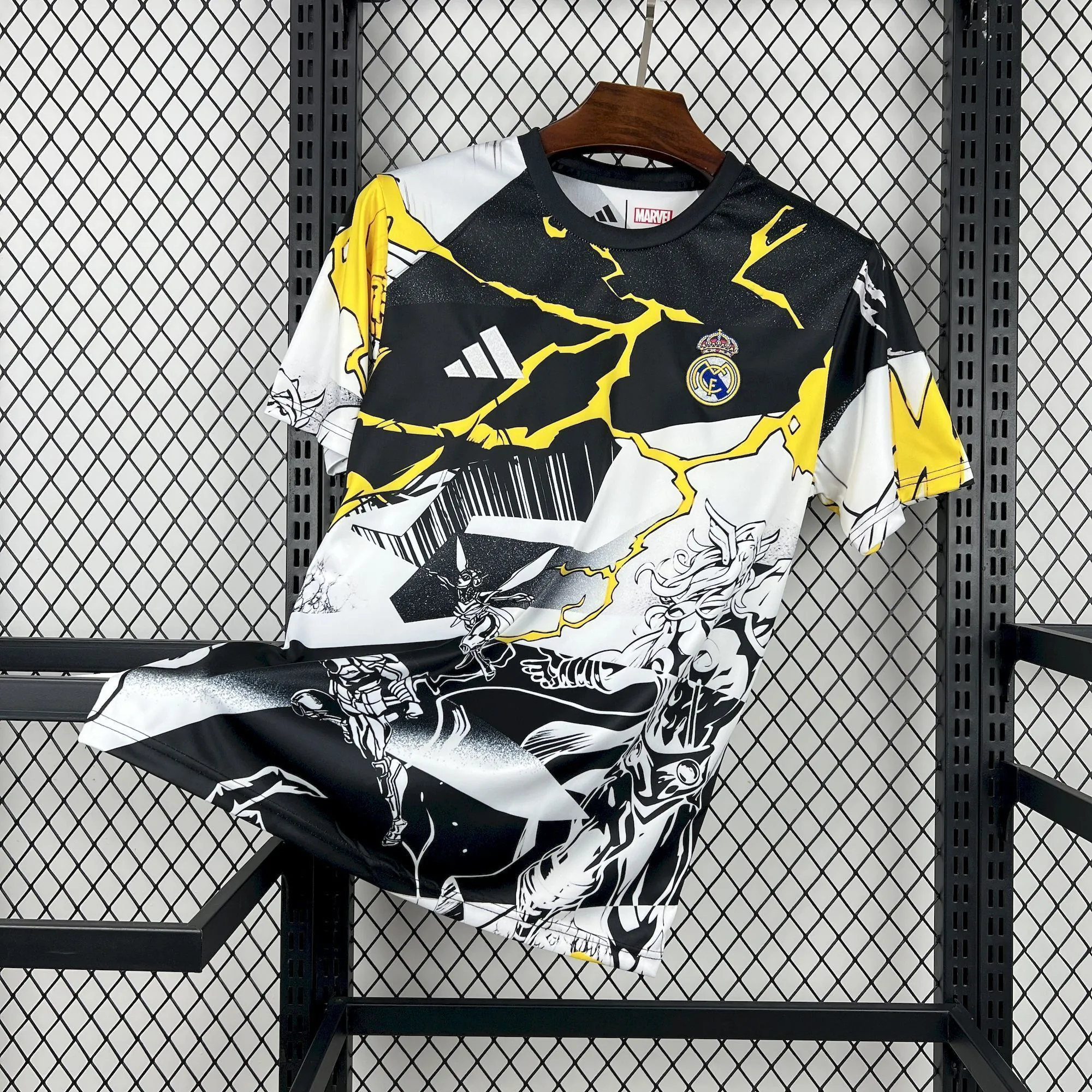 25-26 Real Madrid Pre-Match Football T-Shirt AAAAJersey Wholesale Yupoo 7