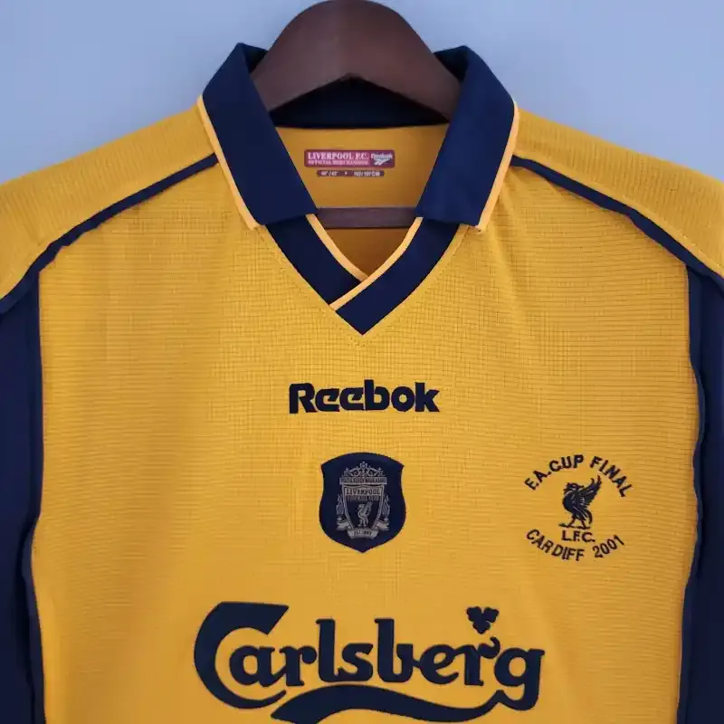 00-01 Retro Liverpool Soccer Jersey Away S-2XL 3