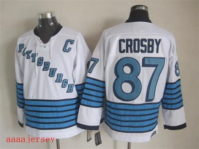 Pittsburgh Penguins retro ice hockey jersey M-3XL 匹兹堡企鹅队复古冰球服 3