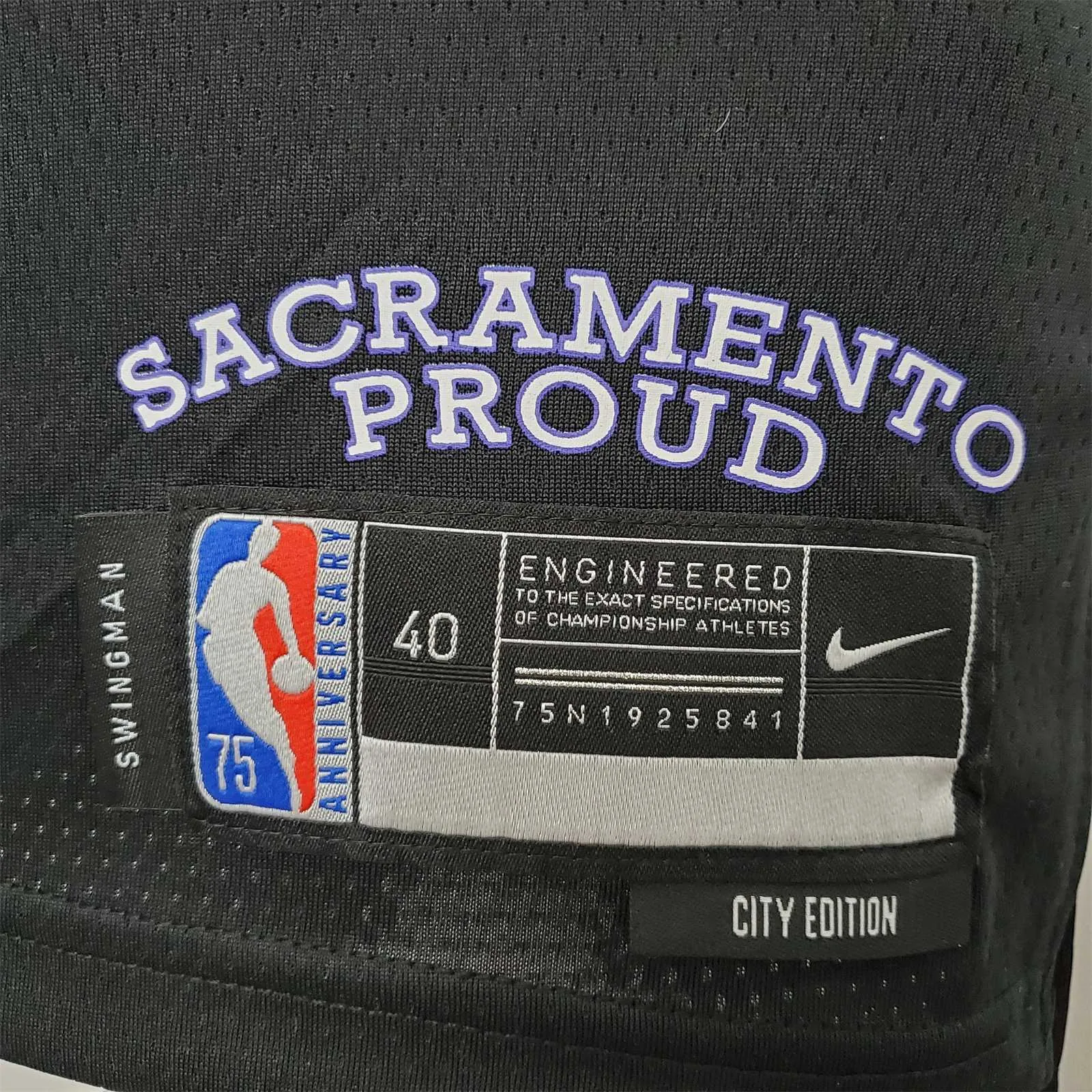 2022 Season Fox#5 Kings City Edition Black NBA Jersey 6