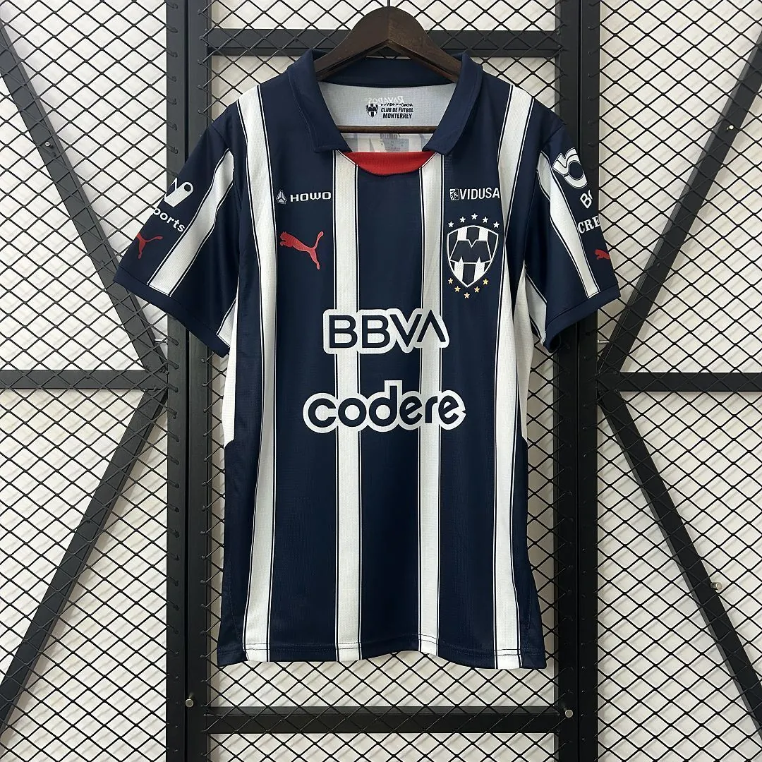 24-25 Monterrey Home Kit Soccer T-Shirt AAAAJersey Dropship Yupoo 9