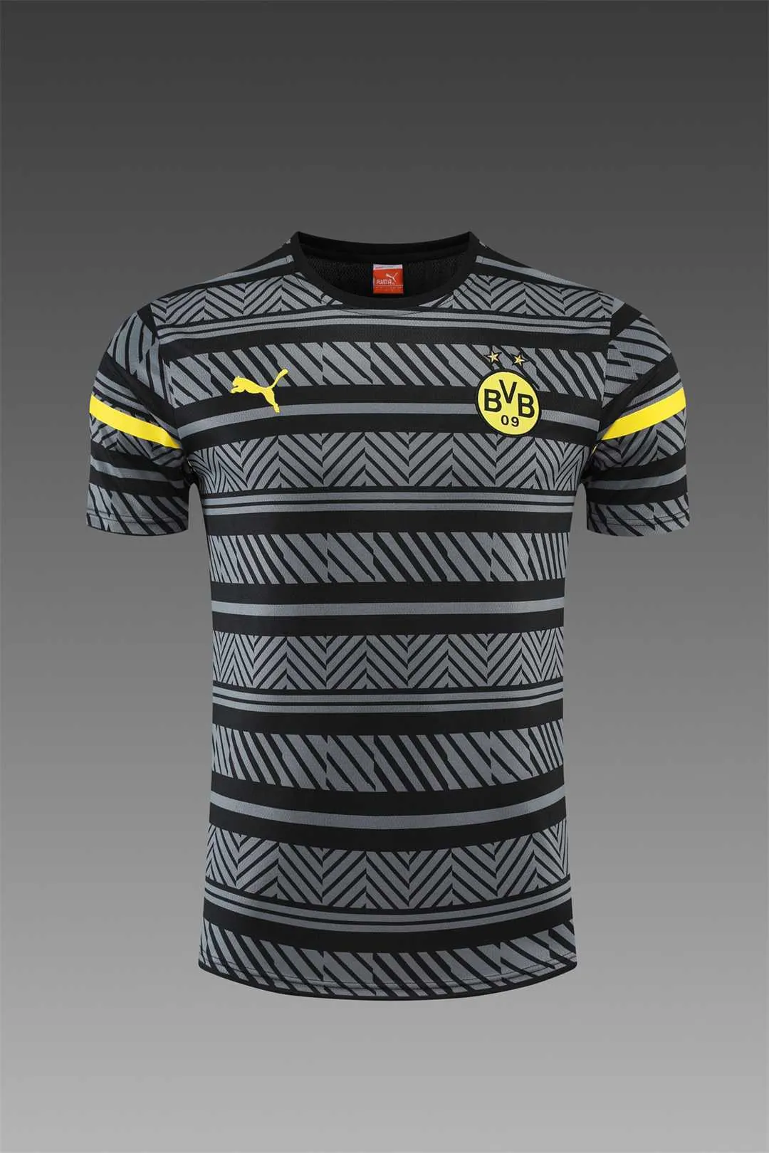 22-23 Dortmund Training Suit Short Sleeve Kit Grey 7
