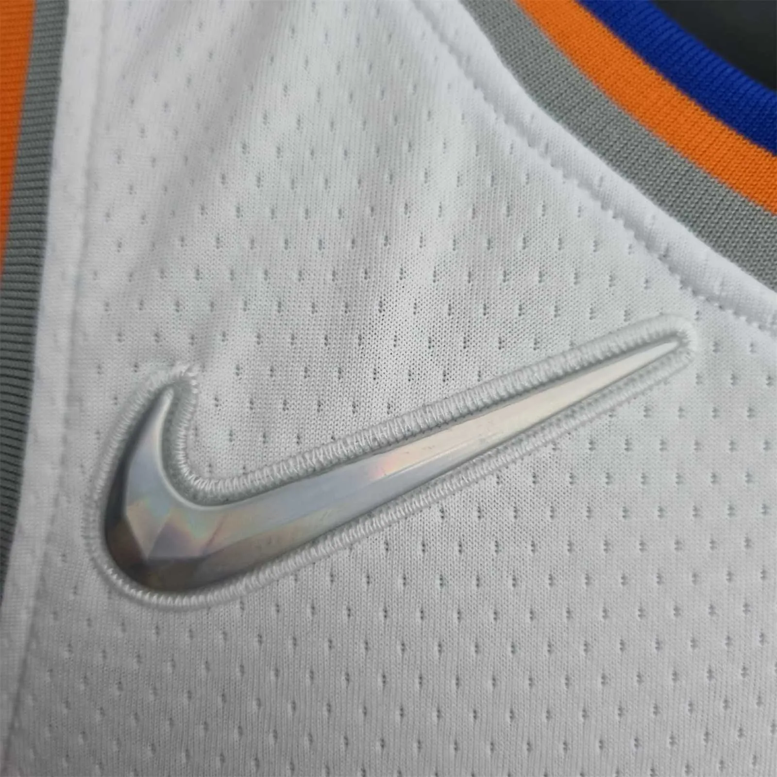 75th Anniversary Anthony #7 New York Knicks White NBA Jersey 6