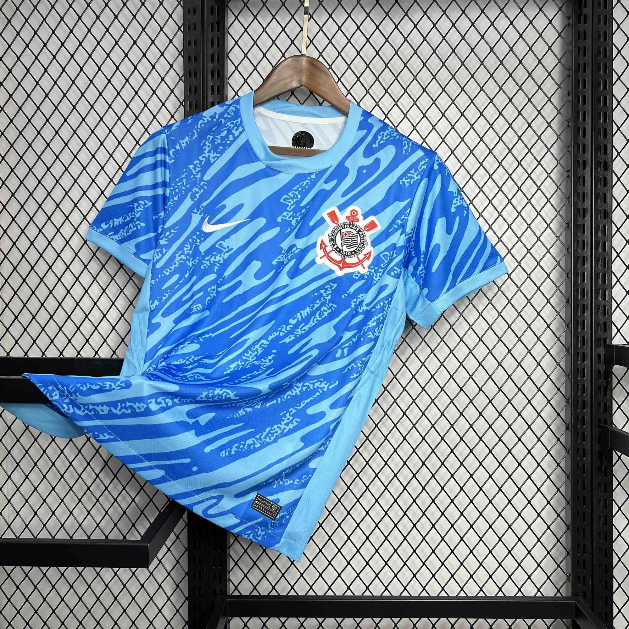24-25 Corinthians Goalkeeper Blue Kit Soccer Unifrom AAAAJersey Dropshiping Yupoo 2