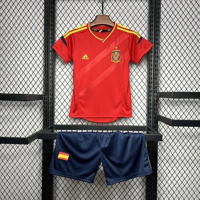 2012 Spain Home Retro Kid Kits Youth Apparels Sport AAAAJersey Yupoo 10