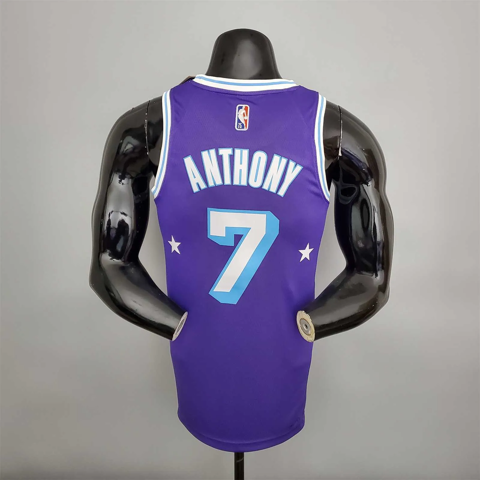 2022 75th Anniversary Anthony #7 Lakers City Edition Purple 1