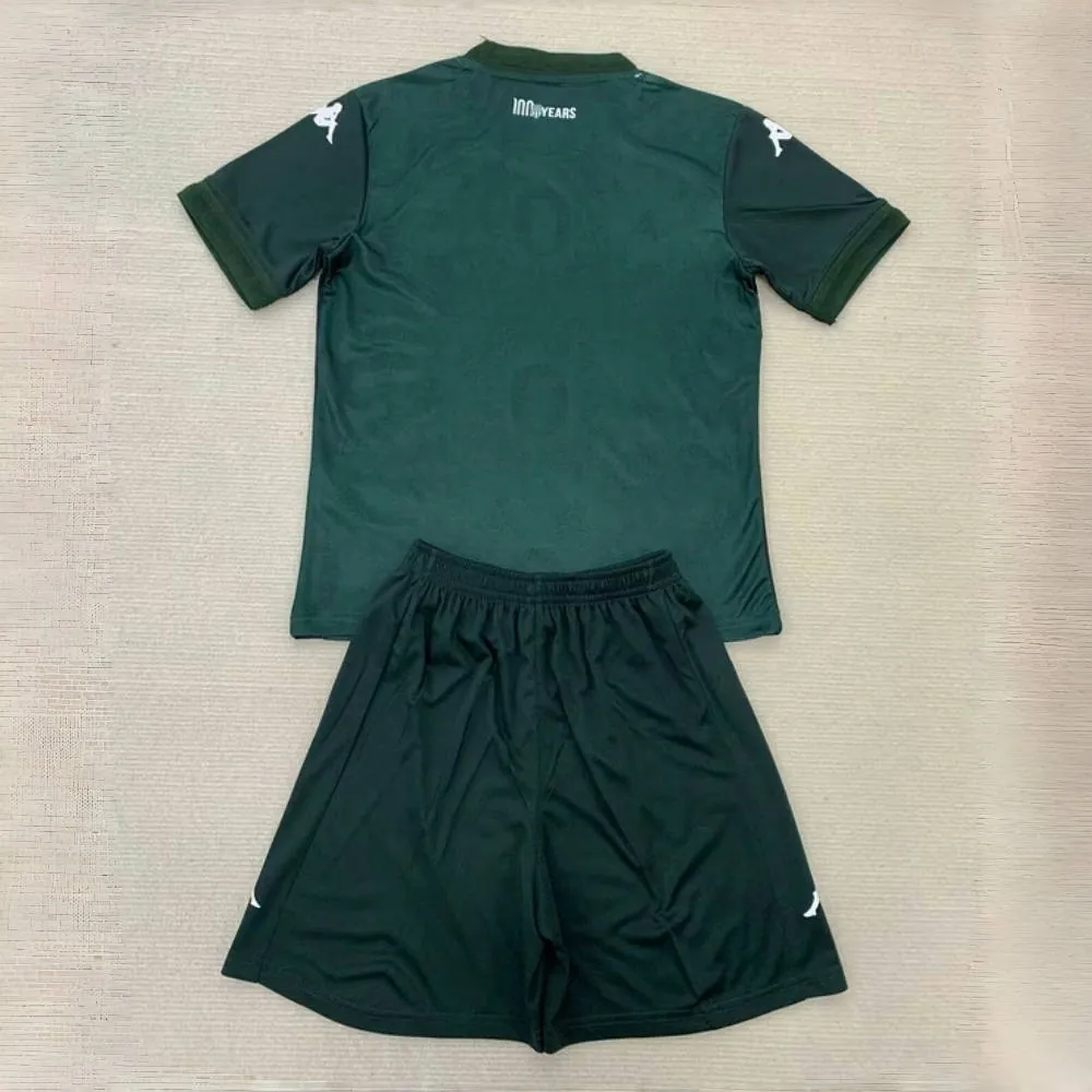 24-25 Monaco Away Kid Kits Youth Apparels Soccer AAAAJersey Yupoo 1