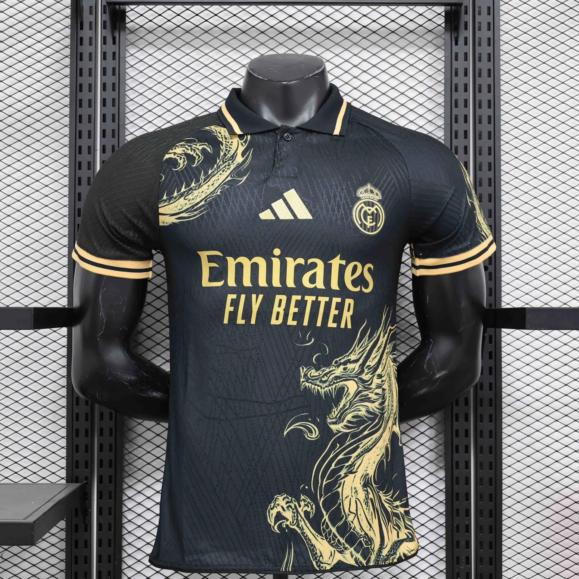 24-25 Real Madrid Dragon Black Special Edition Player Version Shirt AAAAJersey Supplier Yupoo 5