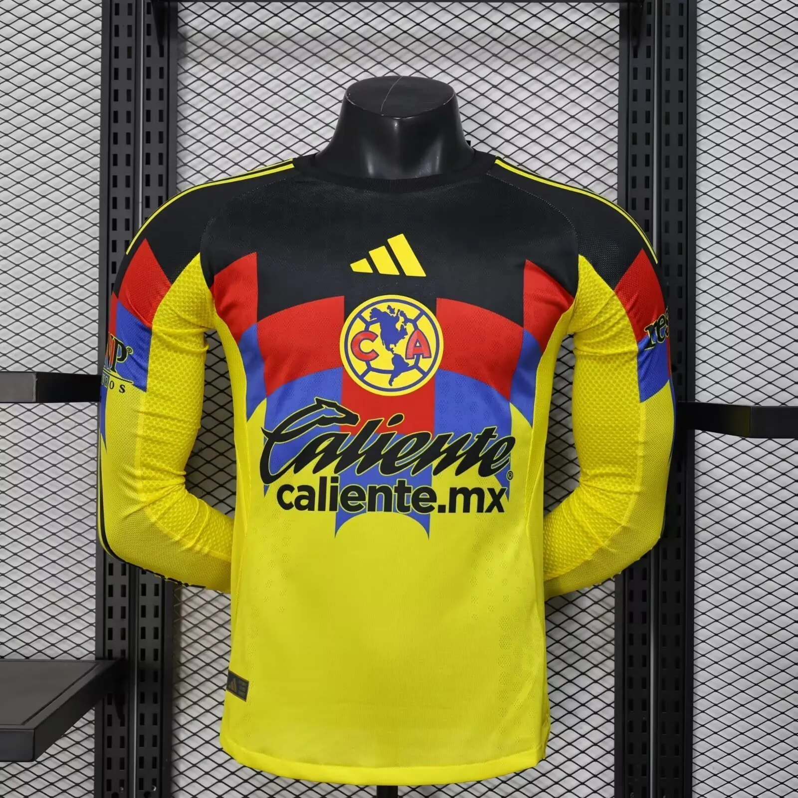 25-26 Club America Home Long Sleeve Kit Player Version Shirt Sino AAAAJersey Supply Yupoo 10