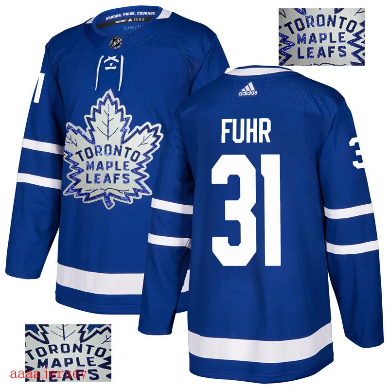 2018 Toronto Maple Leafs ice hockey jersey M-3XL 多伦多枫叶队时尚亮片款冰球服 33