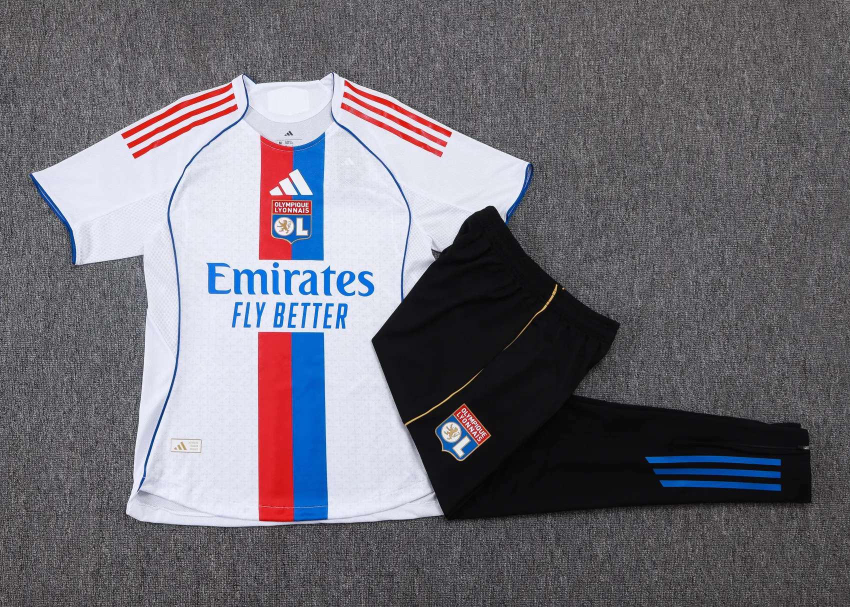 25-26 Lyon Home Player Version Training Kits Football Tracksuits 3