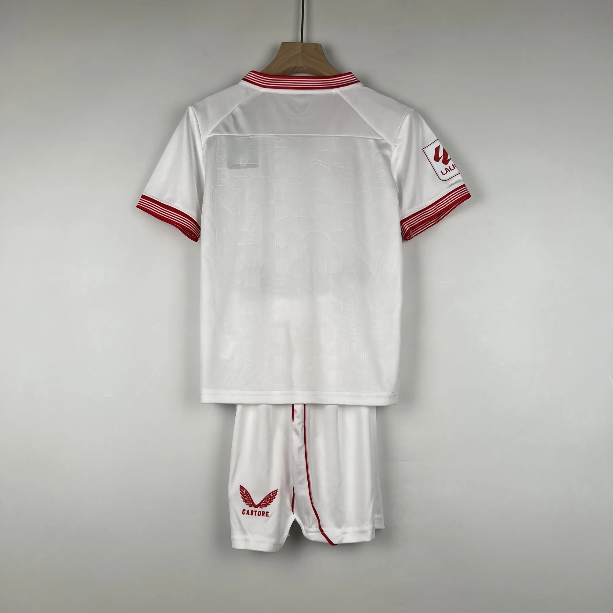 23-24 kids Sevilla home size 16-28 football t-shirt 5