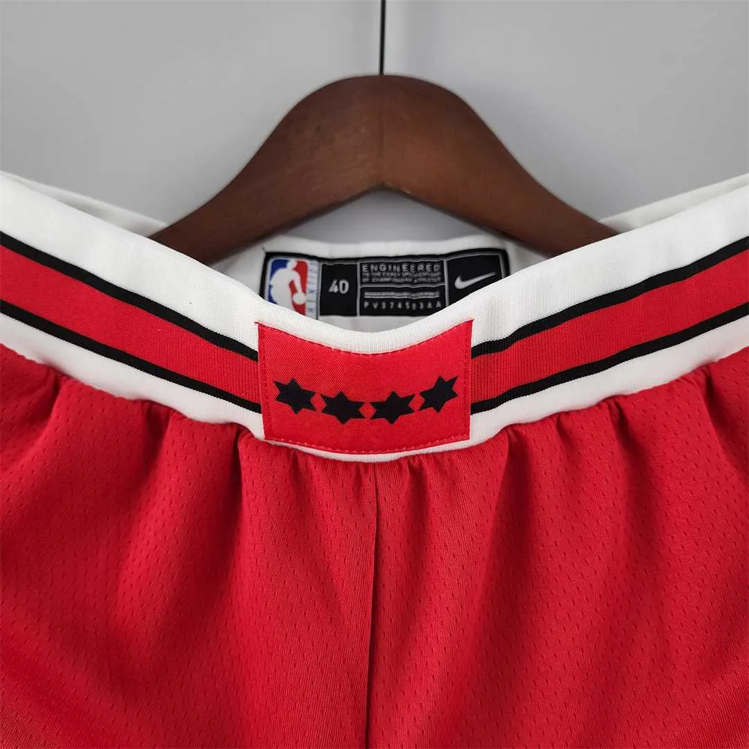 Chicago Bulls red NBA shorts 5