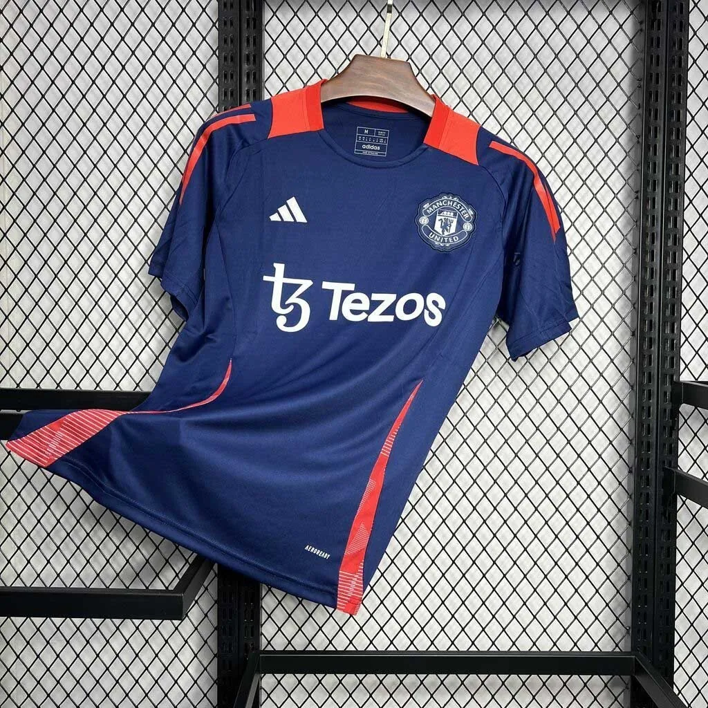 24-25 Manchester United Navy Training Kit Sport AAAAJersey Yupoo 4