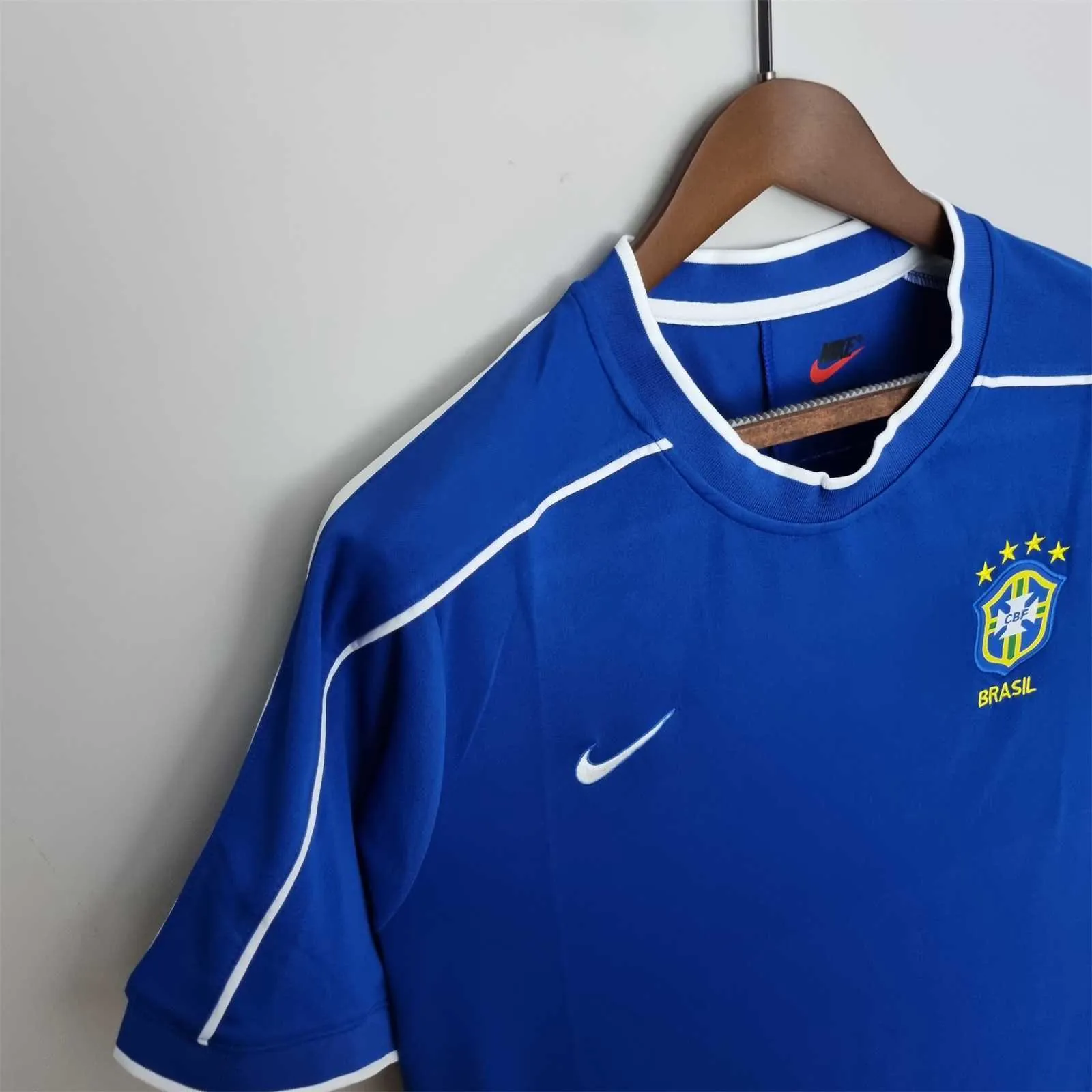 1998 Brazil away blue 2