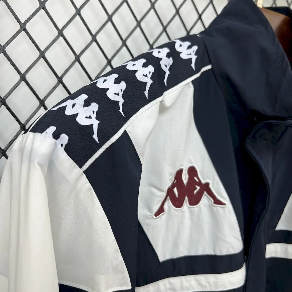 25-26 Real Madrid x Kappa OG Style Navy Windbreaker Jacket AAAAJersey Supplier Yupoo 4