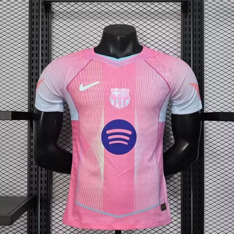 25-26 Barcelona Pink kit Special Edition Player Version Soccer AAAAJersey Yupoo S-2XL 4