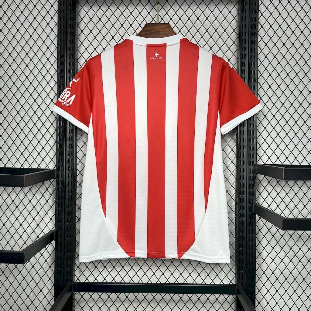 24-25 Sporting De Gijon Home Shirt Soccer Uniforms Soccer AAAAJersey Yupoo 1