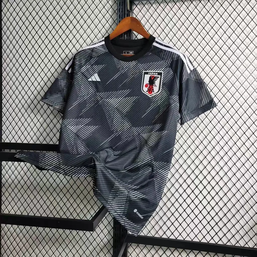 2023 Japan black S-XXL Cheap Soccer Jerseys 1