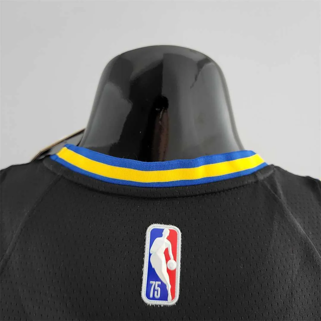 2022 75th Anniversary KUMINGA #00 Warriors City Edition Black NBA Jersey 7