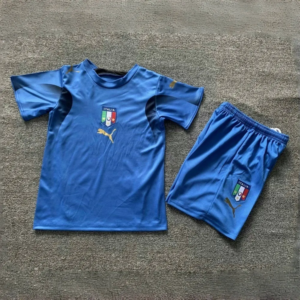 2006 Italy Home Retro Kid Kits Vintage Youth Apparels AAAAJersey Supplier Yupoo 2