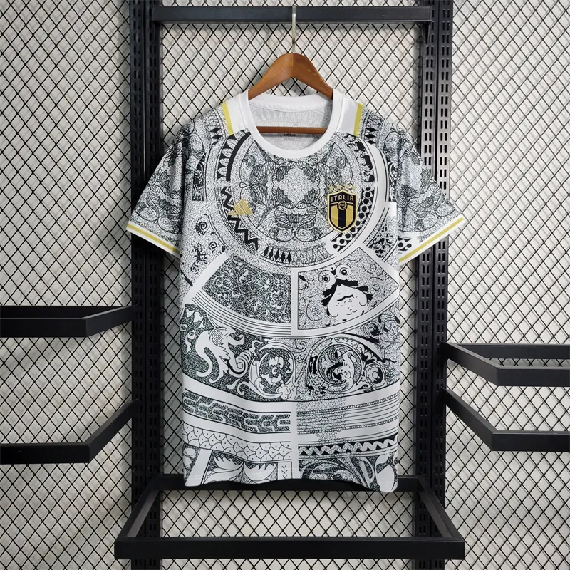 2024 Italy White Special Edition Size S-XXL Soccer Jerseys 8