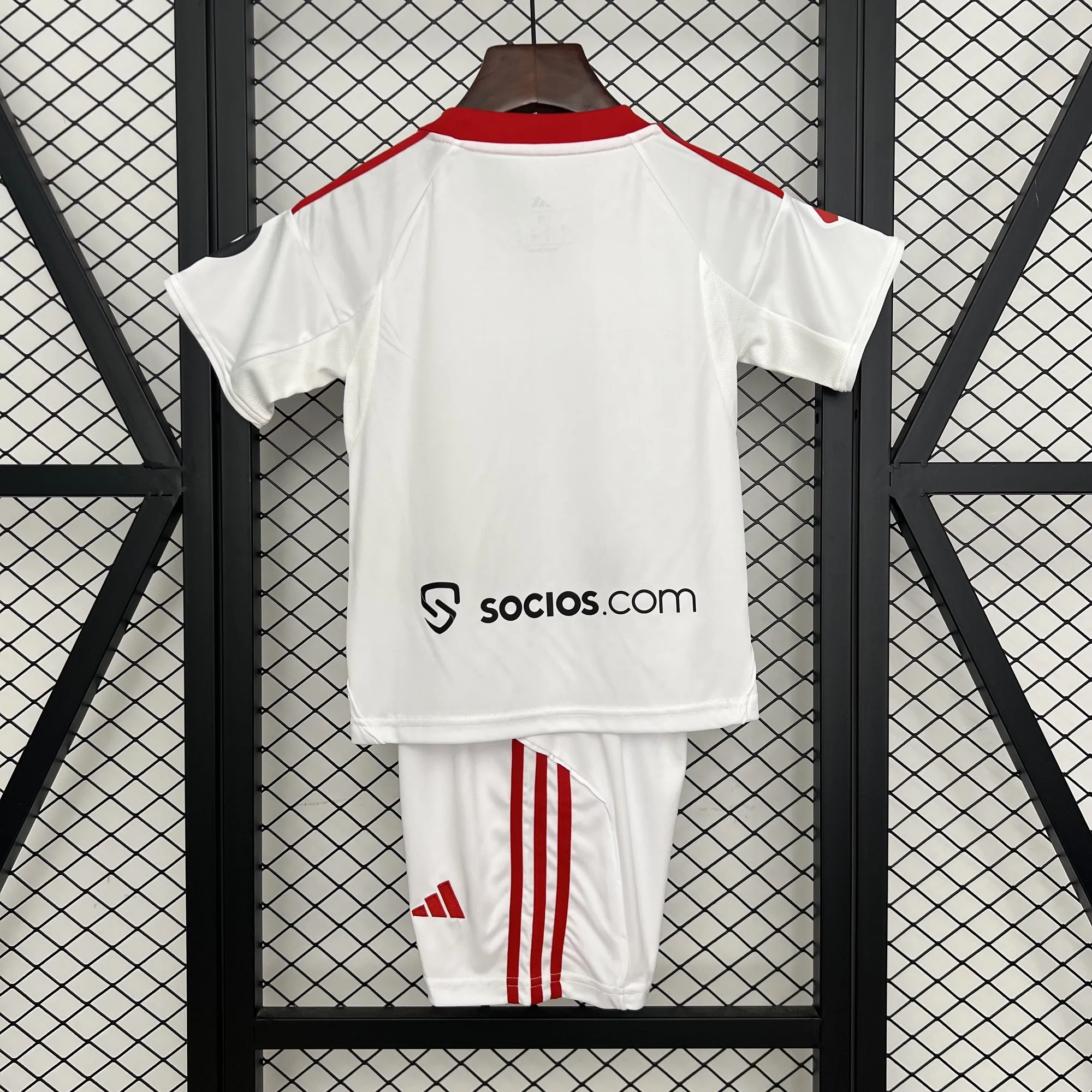 25-26 Sevilla Home Kids Kit Football Youth Sports Suits AAAAJersey Supplier Yupoo 2