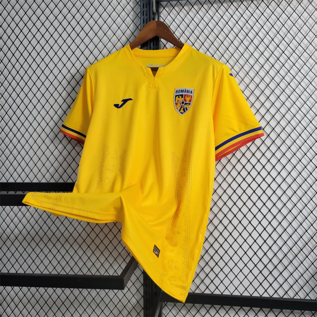 2024 Romania Home Kit UEFA Euro Shirt Best Jerseys Supplier 8