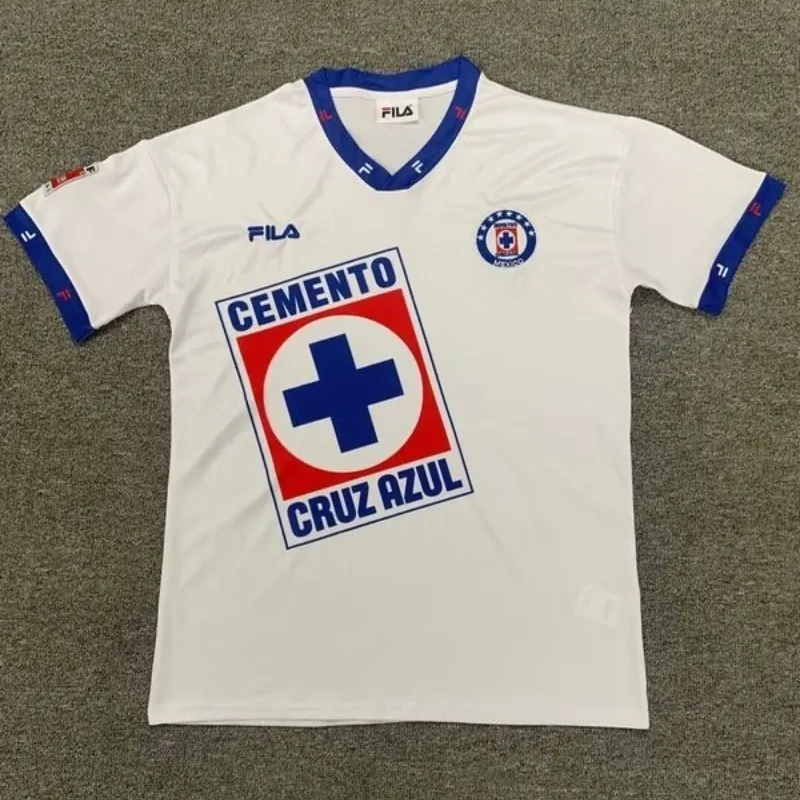1996 Cruz Azul Away White Retro Kit Vintage Shirt Soccer Jerseys Yupoo 2