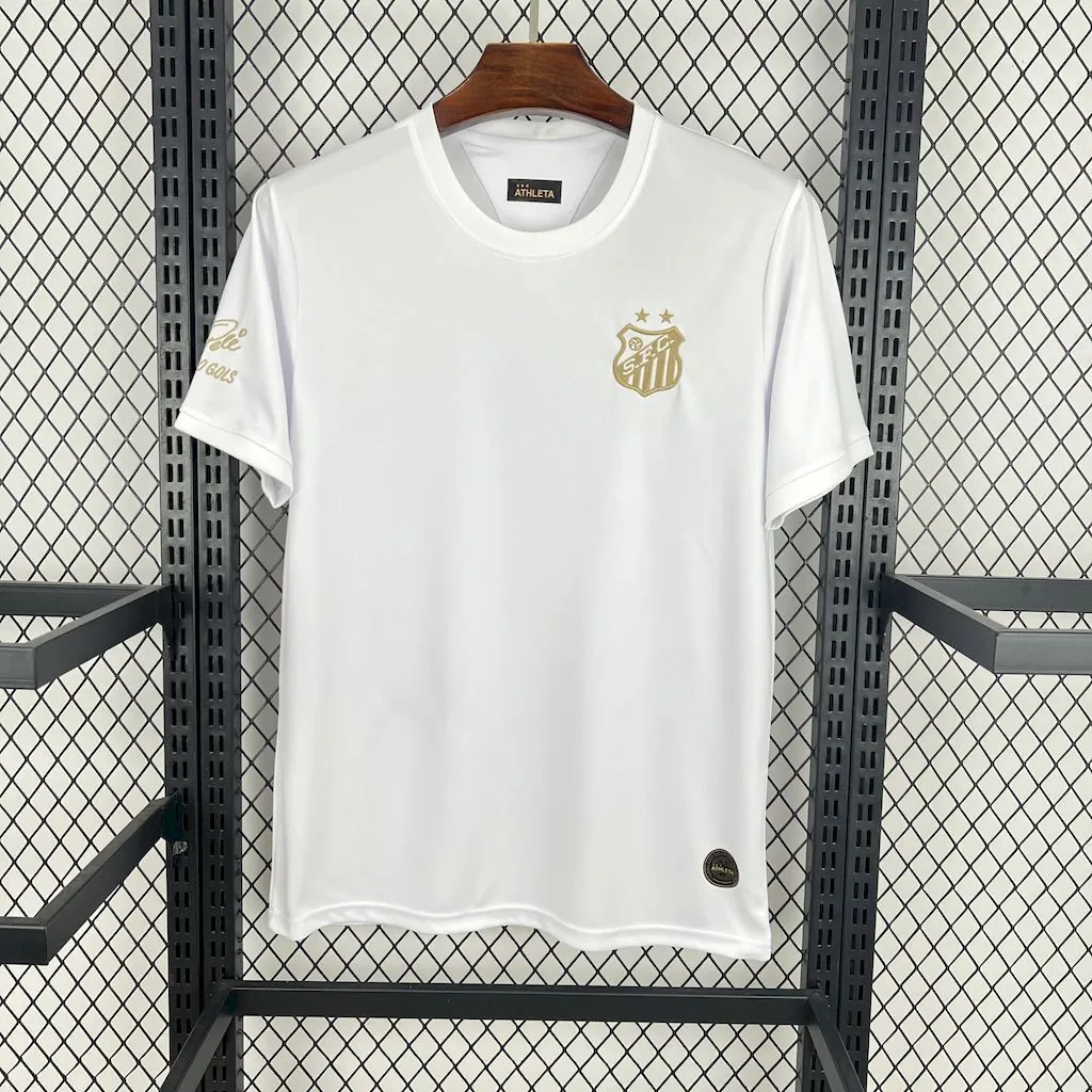 25-26 Santos White Special Edition T-Shirts AAAAJersey Dropship Yupoo 5