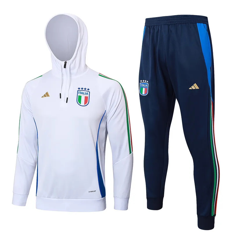 2024 Italy Hoodie Long Sleeve Training Suit Football Shirts 3