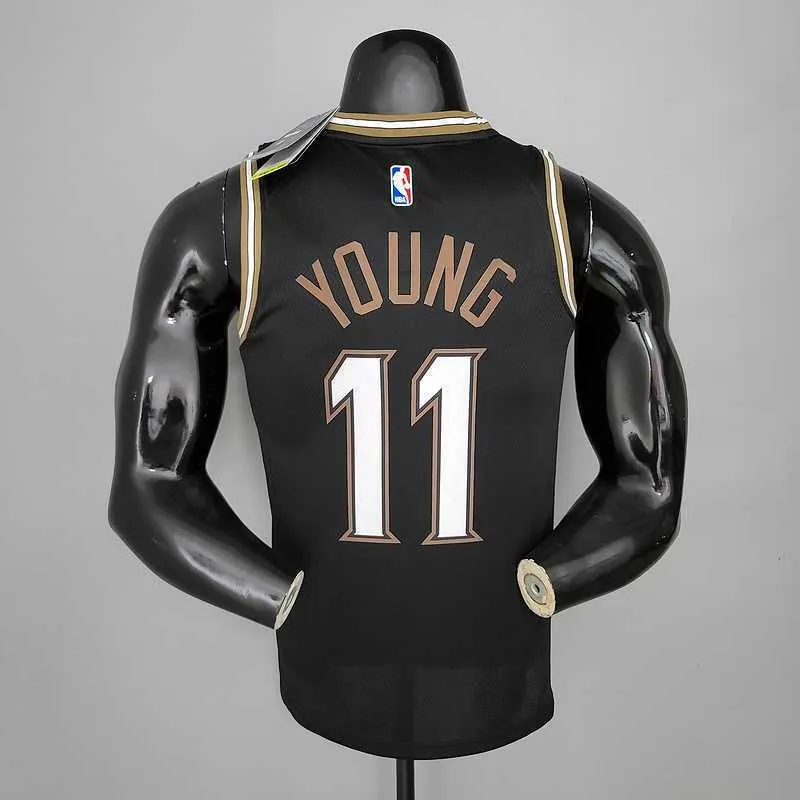 New Season Hawks YOUNG#11 City Edition Black 5