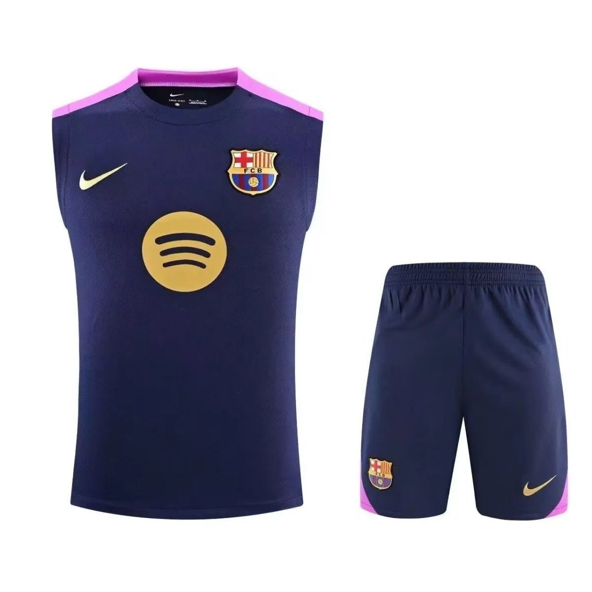 25-26 Barcelona Training Vest Kit Soccer AAAAJersey Supply Yupoo-1 5