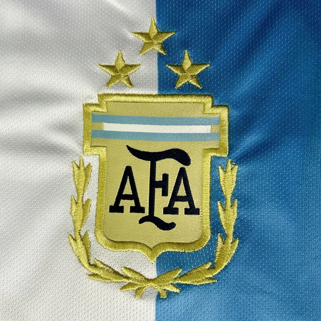 2022 Argentina World Cup Champion Messi #10 First Anniversary Special Edition Soccer Jersey 1