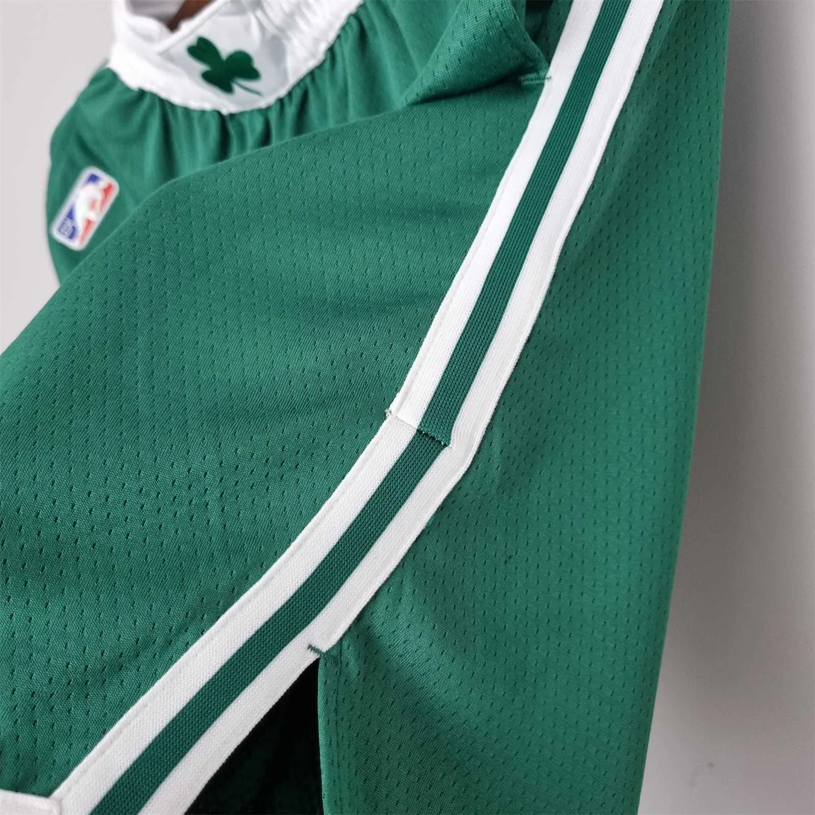 75th Anniversary Boston Celtics Green Shorts NBA 5