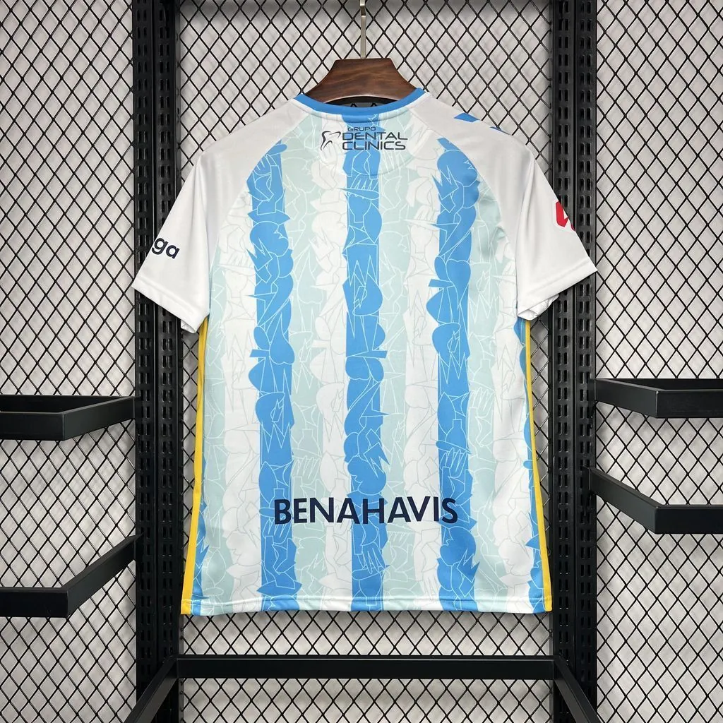 24-25 Malaga Home Kit Football Apparels Sport AAAAJersey Yupoo 6