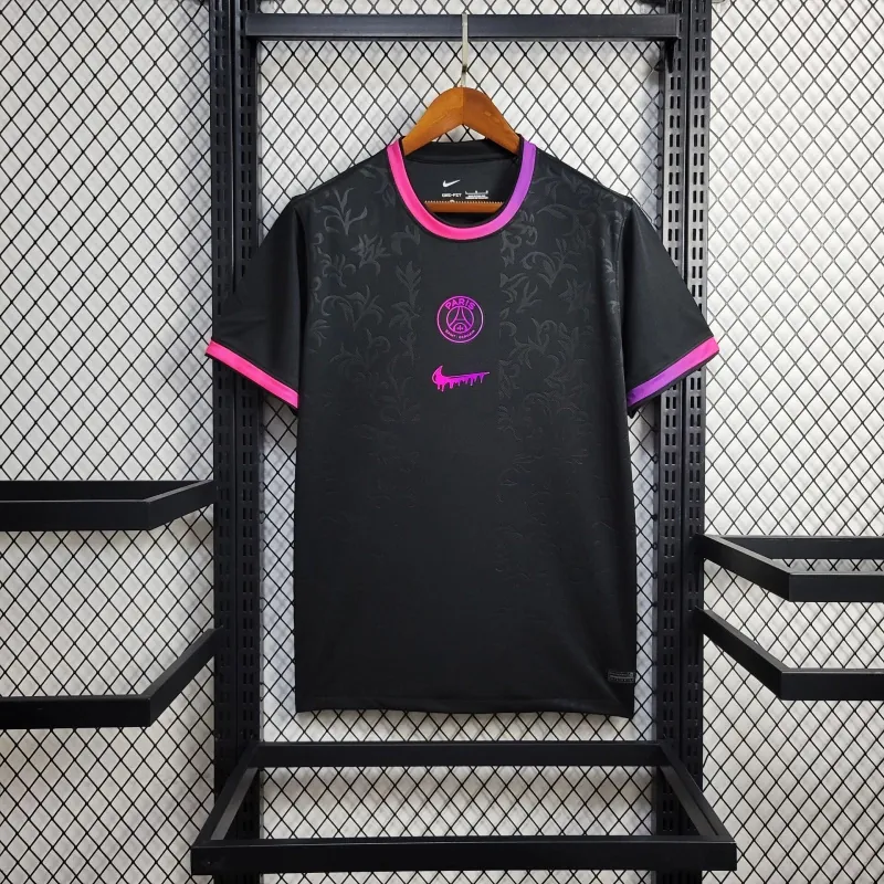 24-25 PSG Black Special Edition Kit Football AAAAJersey Supplier 6