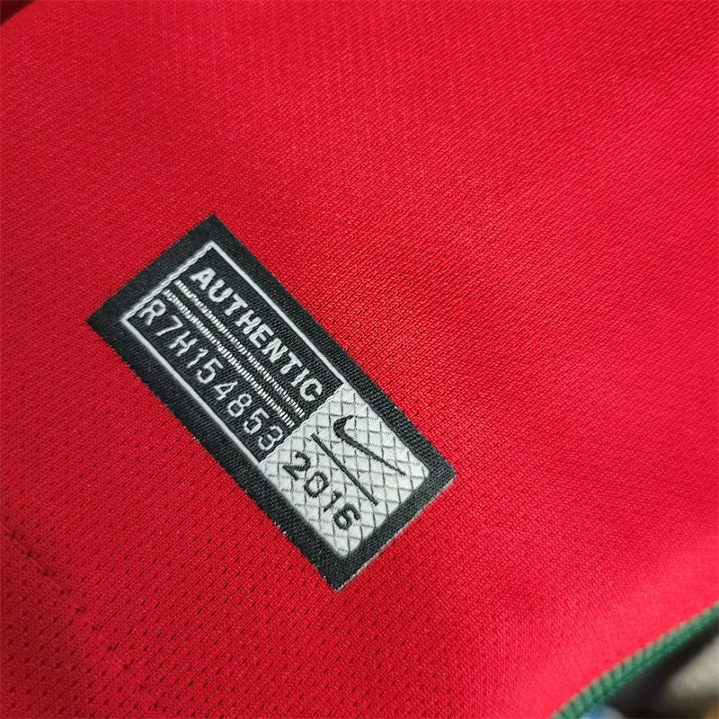 16-17 Retro Portugal Home Long Sleeve Size S-XXL 6
