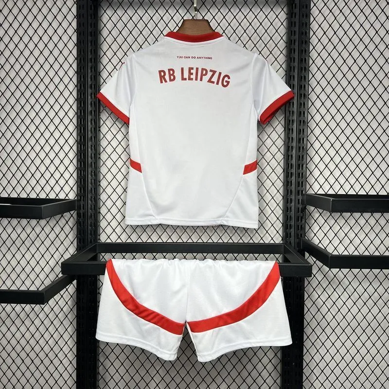 24-25 RB Leipzig Home Kid Kits Youth Apparels Football AAAAJersey Yupoo 1