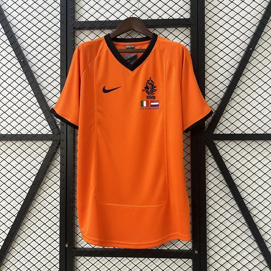 2000 Netherlands Home Retro Kit Vintage Shirt AAAAJersey Dropship Yupoo 8