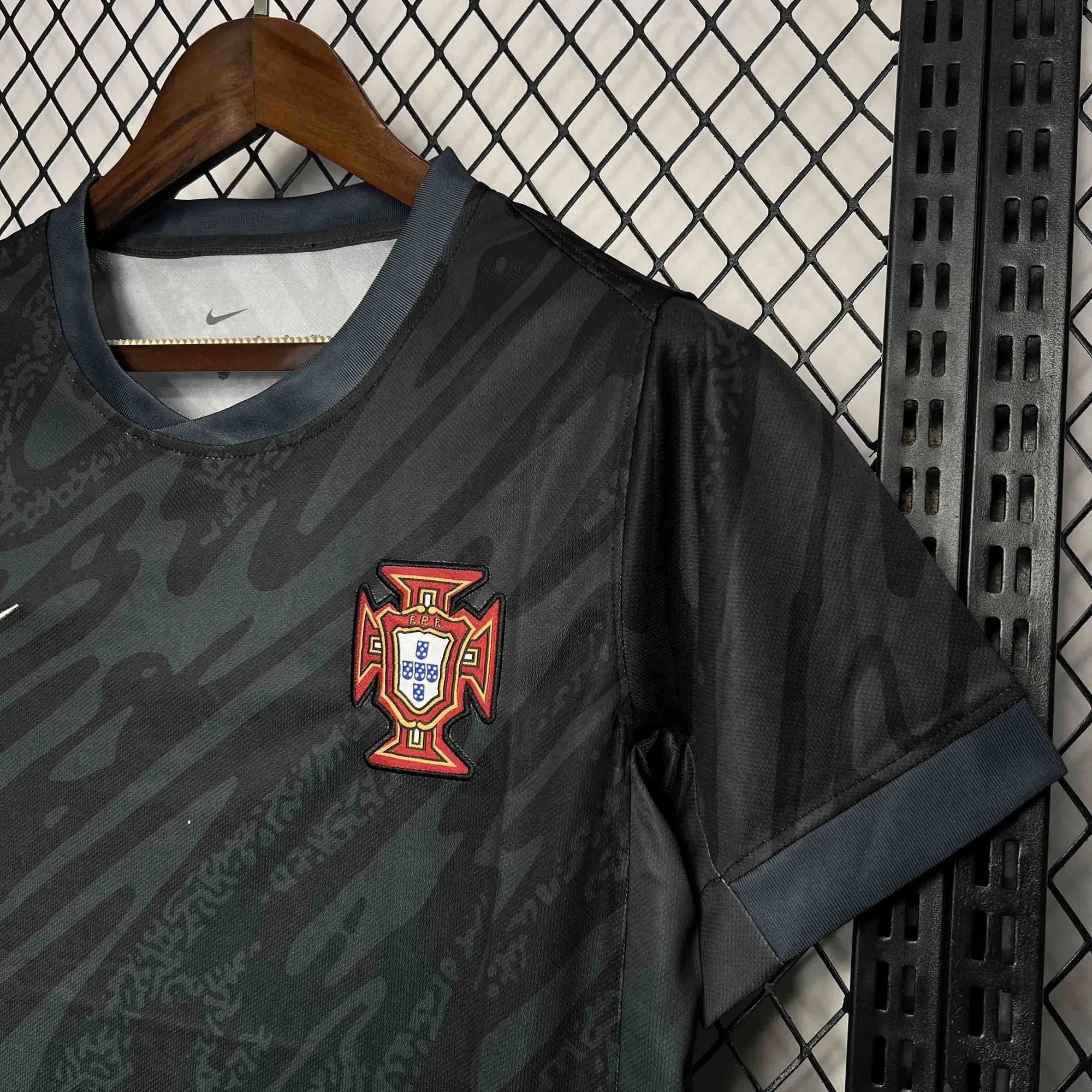2024 Portugal Goalkeeper Black Kit UEFA Euro 2024 Soccer Uniform AAAAJersey Dropshiping Yupoo 5