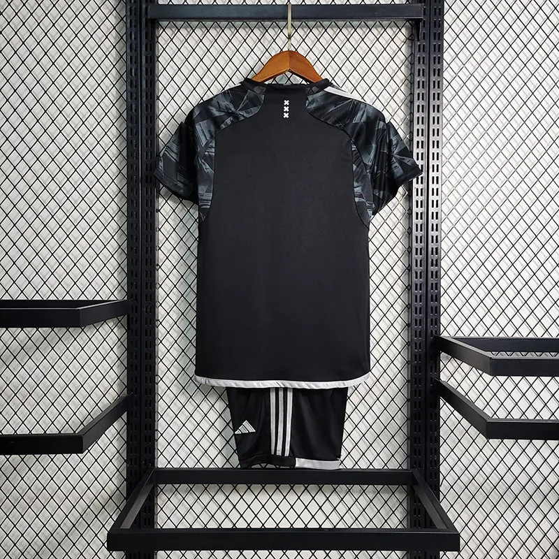 23-24 Kids Ajax Black Third away size 16-28 Soccer Jerseys 4