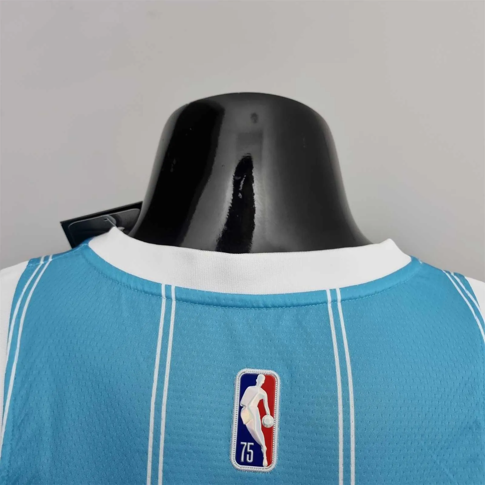 75th Anniversary Ball #2 Charlotte Hornets Blue NBA Jersey 4