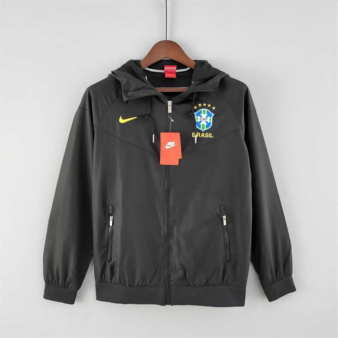 2022 Brazil black windbreaker 8
